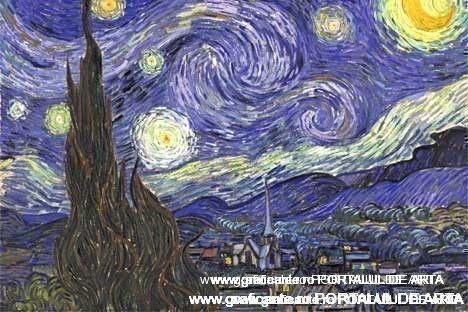  Noapte Instelata De Vincent Van Gogh Graficante ro