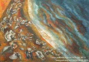 Darurile marii-ulei pe panza; 95x144cm; 600 euro