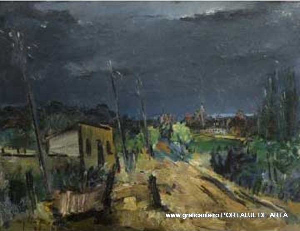 Gh. Vânătoru, Peisaj in furtuna, adjudecat: 2.800 euro, Grimberg, 2014, (c)grimberg.ro
